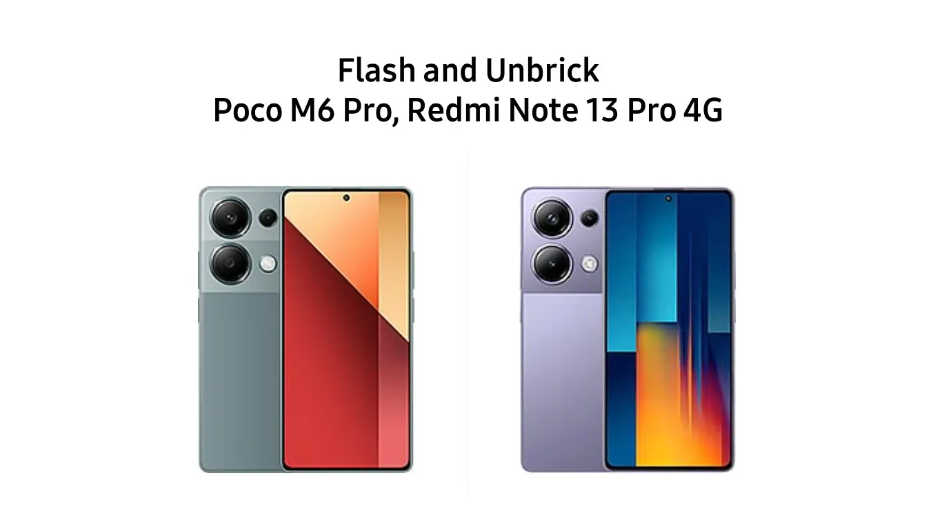Flash and Unbrick Poco M6 Pro / Redmi Note 13 Pro 4G (Emerald)