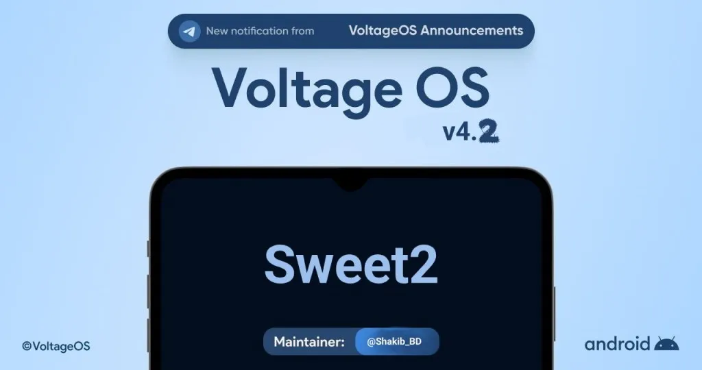 VoltagOS v4.2 Custom Rom for Redmi Note 12 Pro 4G (sweet_k6a)