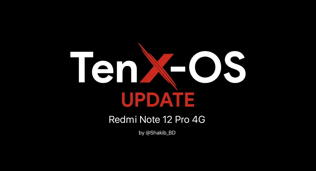 Ten-X v1.2 Hailstorm Android 14 – UNOFFICIAL Custom Rom for Redmi Note 12 Pro 4G (sweet_k6a)